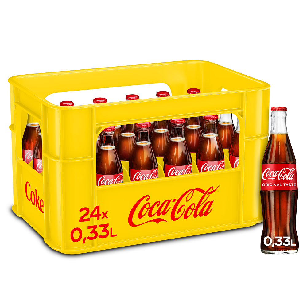 Coca Cola Glas 0,33 Liter 