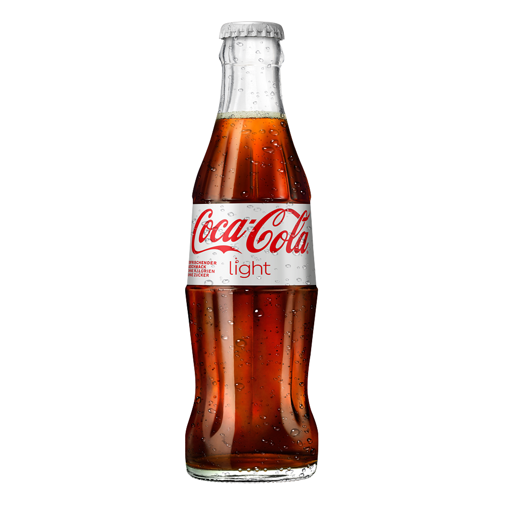 Coca Cola light Glas 0,2 Liter 