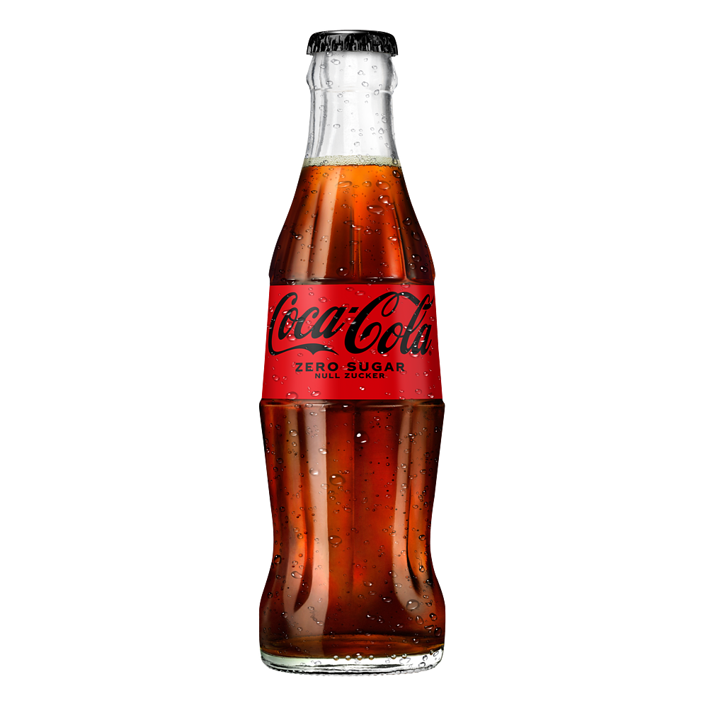 Coca Cola Zero Glas 0,2 Liter 