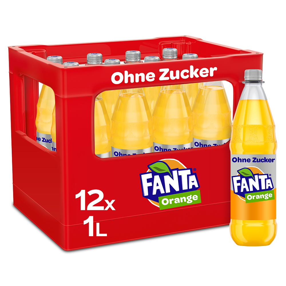 Fanta Orange Zero PET 1 Liter 