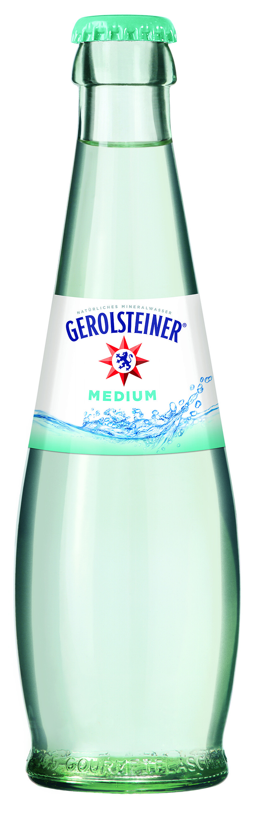 Gerolsteiner Gourmet medium Glas 0,25 Liter 