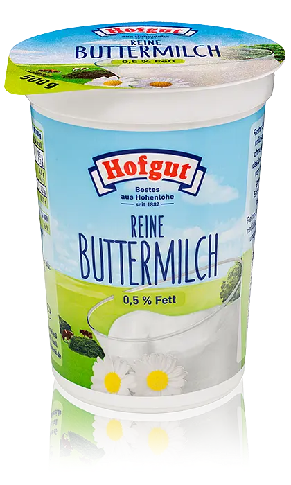 Hofgut Reine Buttermilch 0,5 Liter 