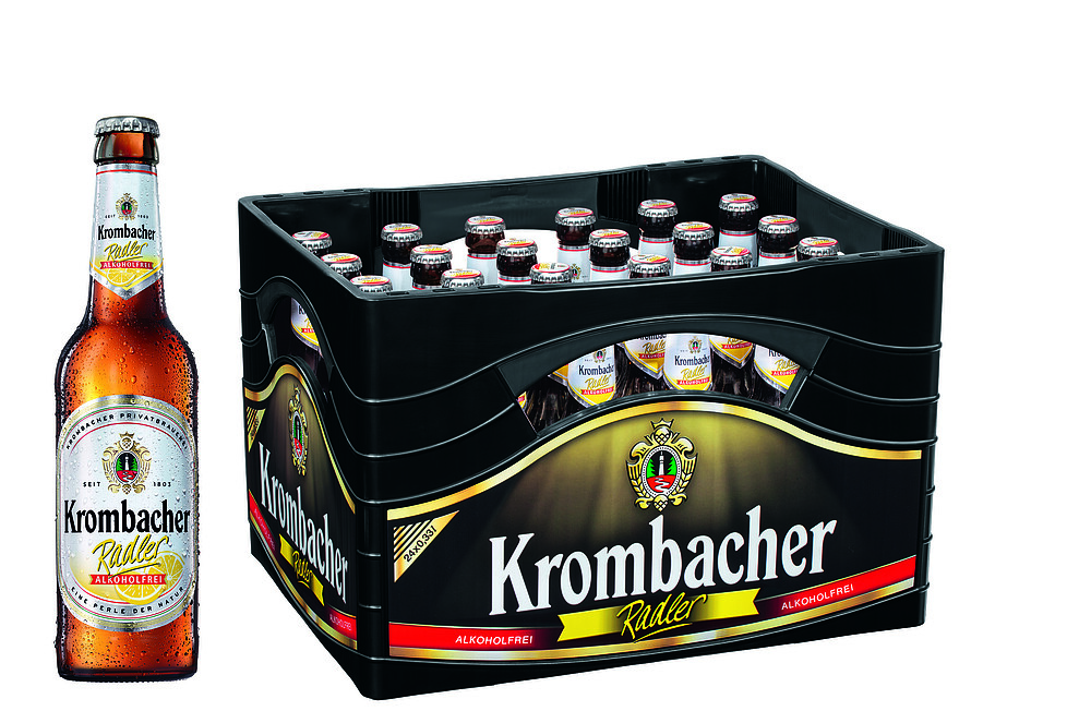 Krombacher Radler alkoholfrei 0,33 Liter 