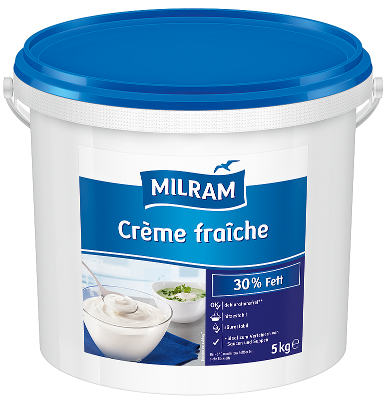 Milram Creme Fraiche 30% natur 5kg Eimer 
