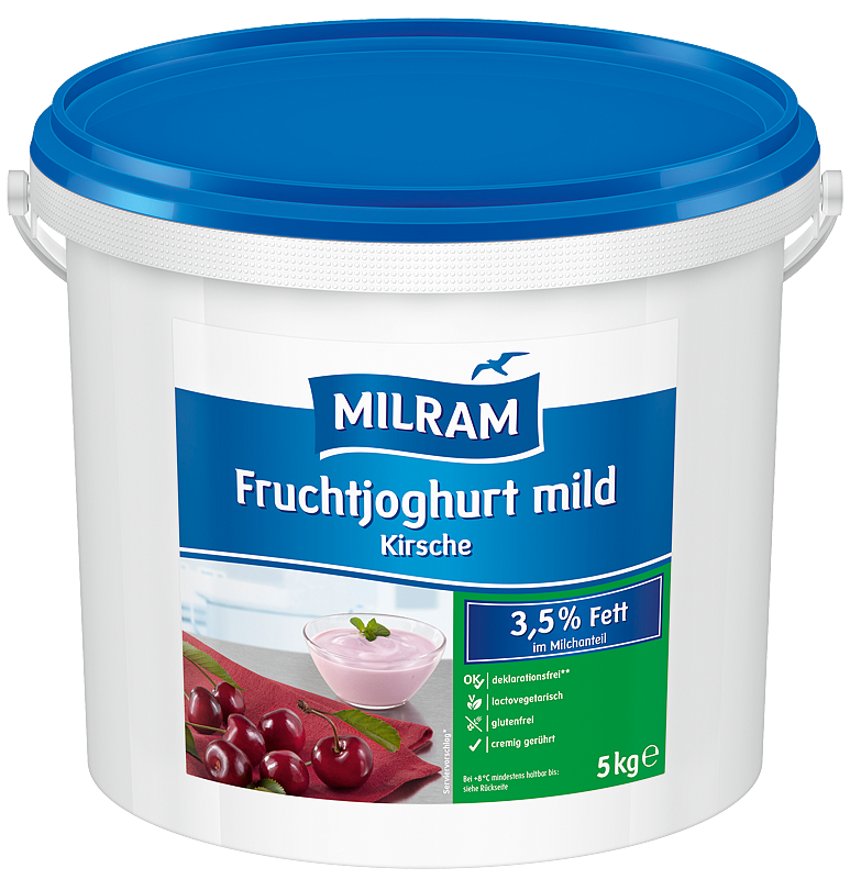 Milram Fruchtjoghurt 3,5% Kirsche 5kg Eimer 