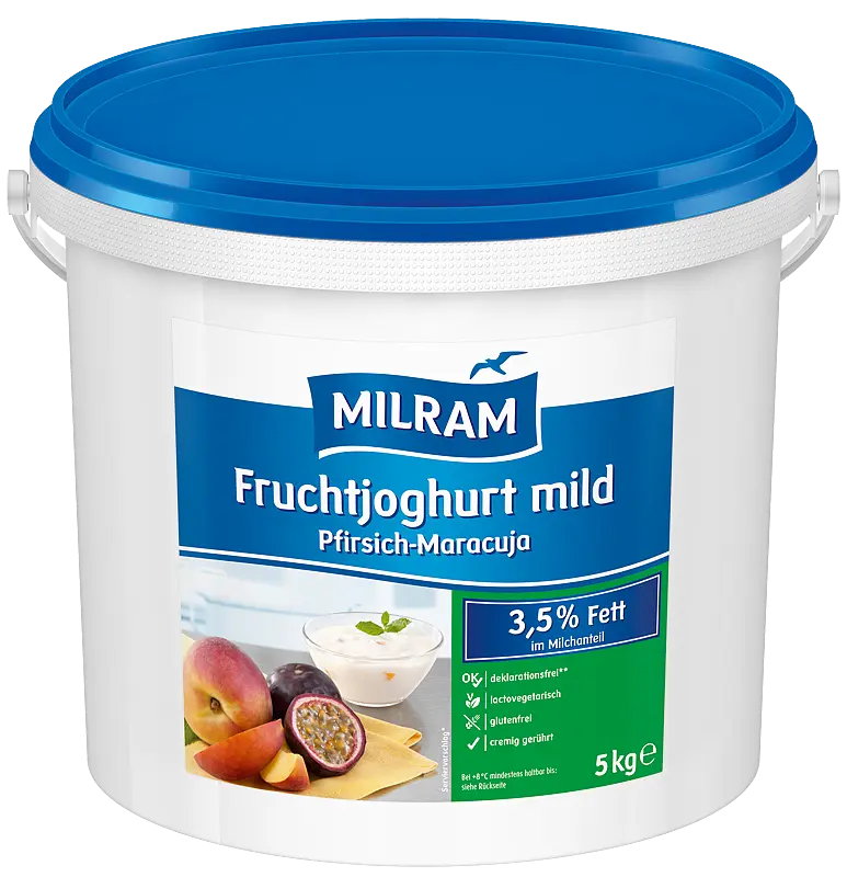 Milram Fruchtjoghurt 3,5% Pfirsich-Maracuja 5kg 