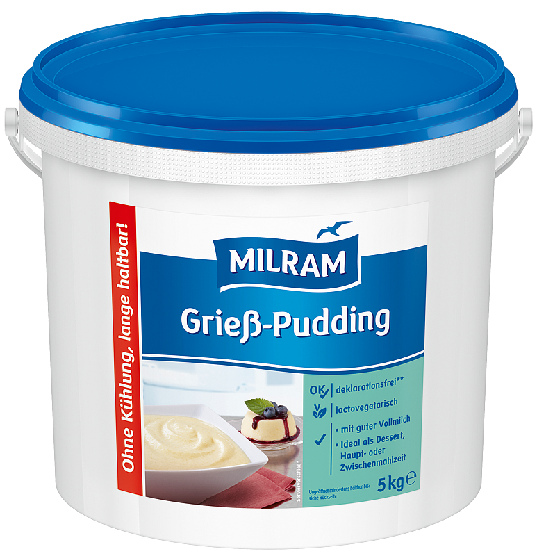 Milram Grießpudding 5kg Eimer 