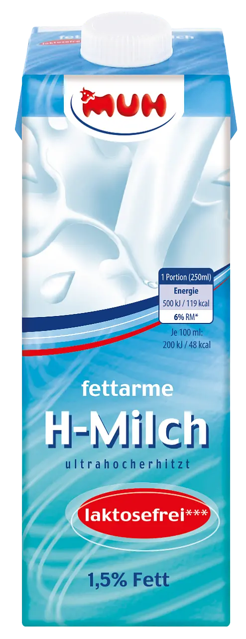 MUH H-Milch lactosefrei 1,5% 1 Liter 