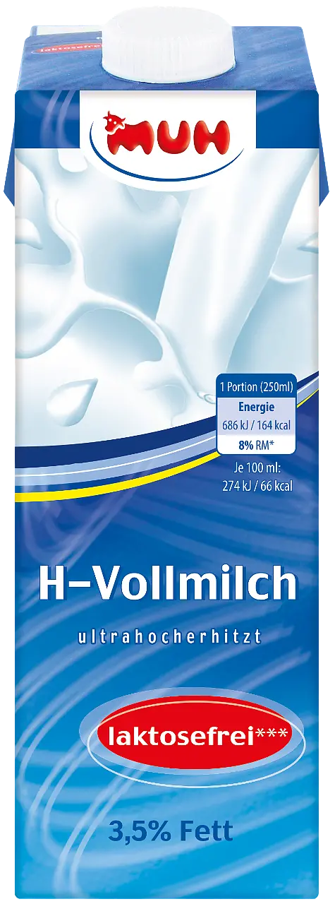 MUH H-Milch lactosefrei 3,5% 1 Liter 