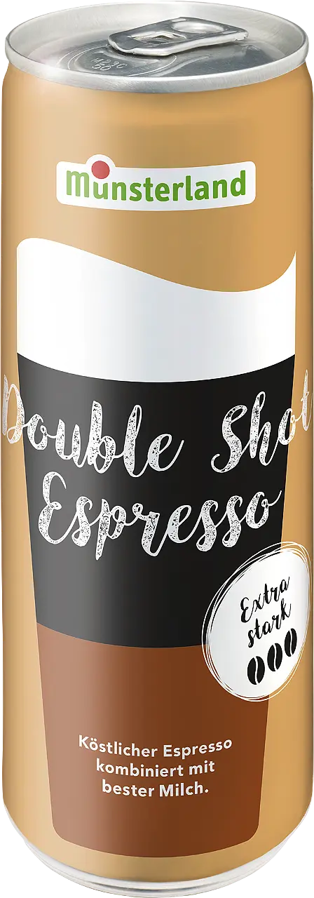 Münsterland Double Shot Espresso Dose 250ml 