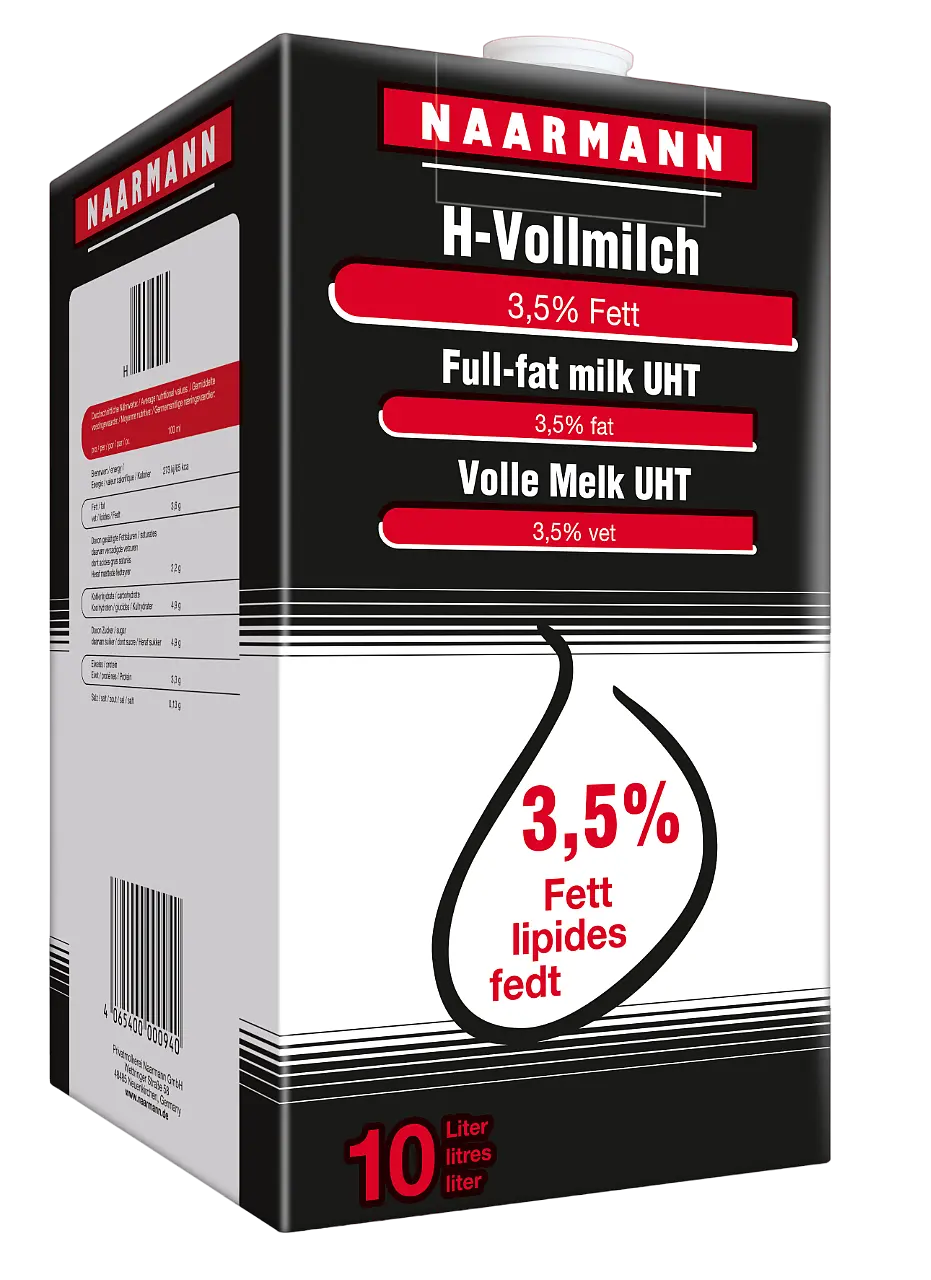 Naarmann H-Milch UHT 3,5% 10 Liter 
