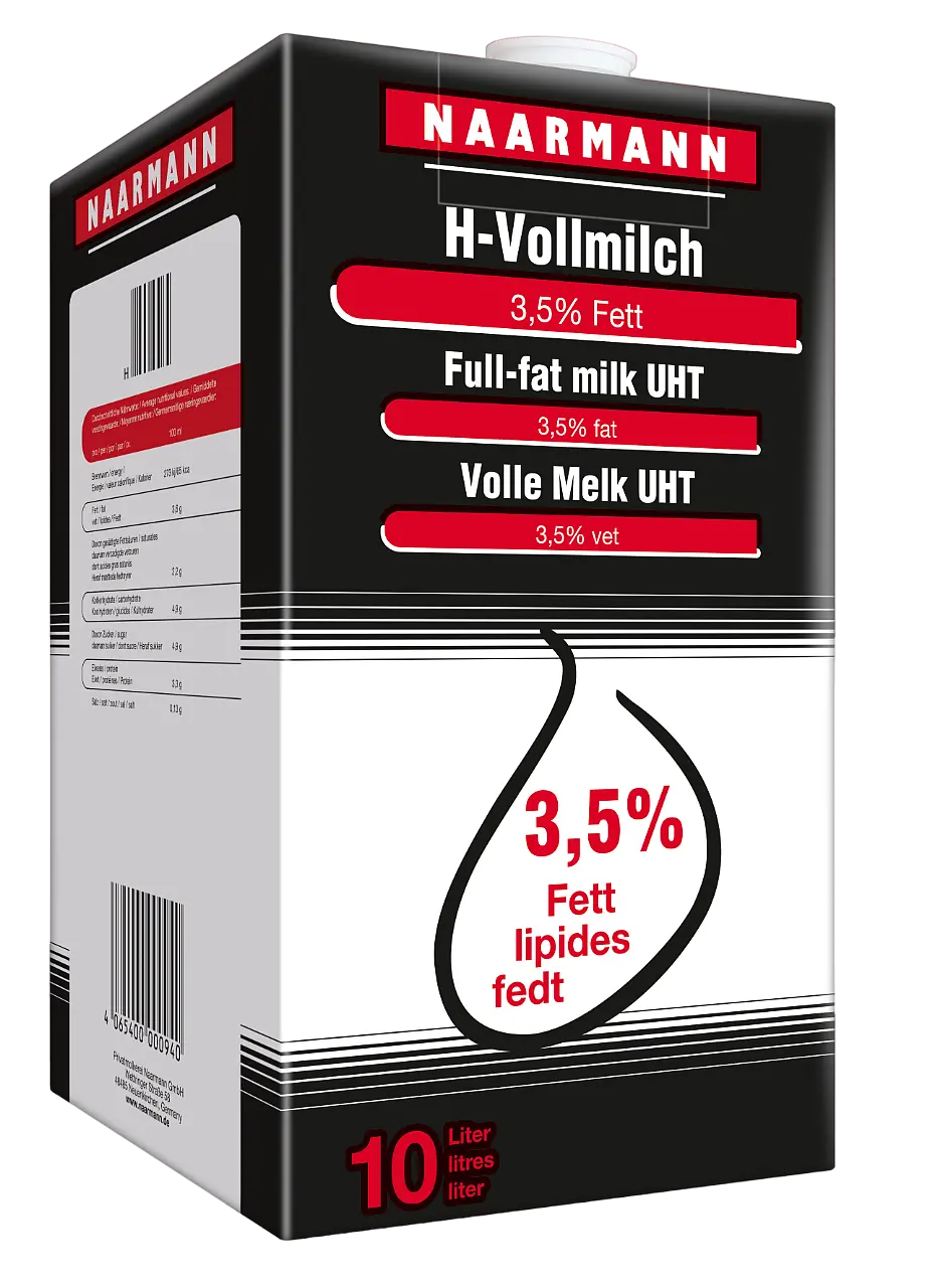 Naarmann H-Milch UHT 3,5% BIB 10 Liter 
