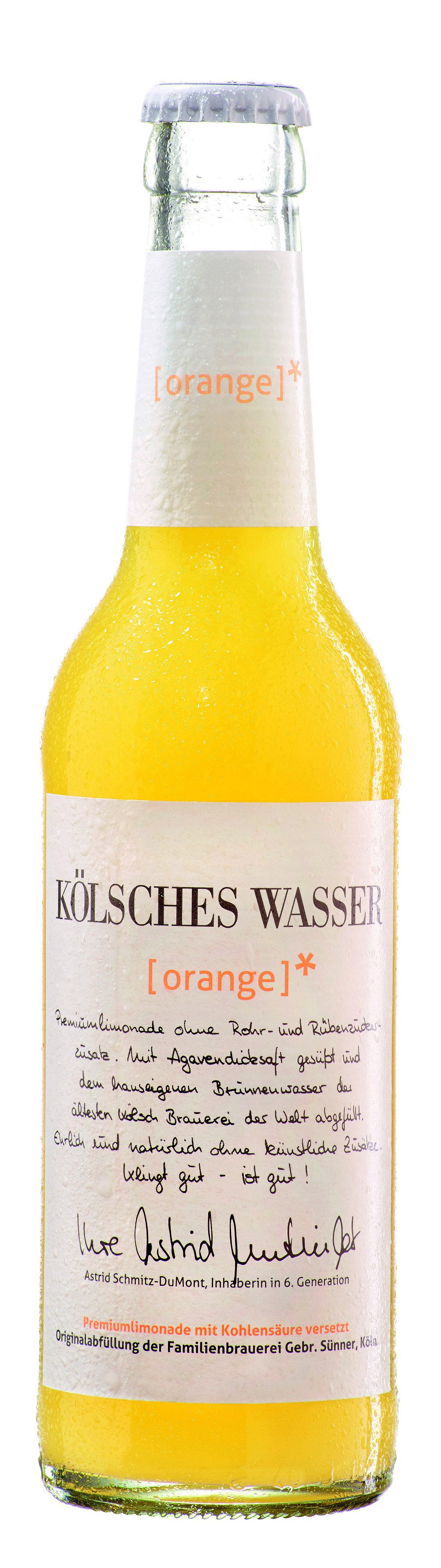 Sünner Kölsches Wasser orange 0,33 Liter 