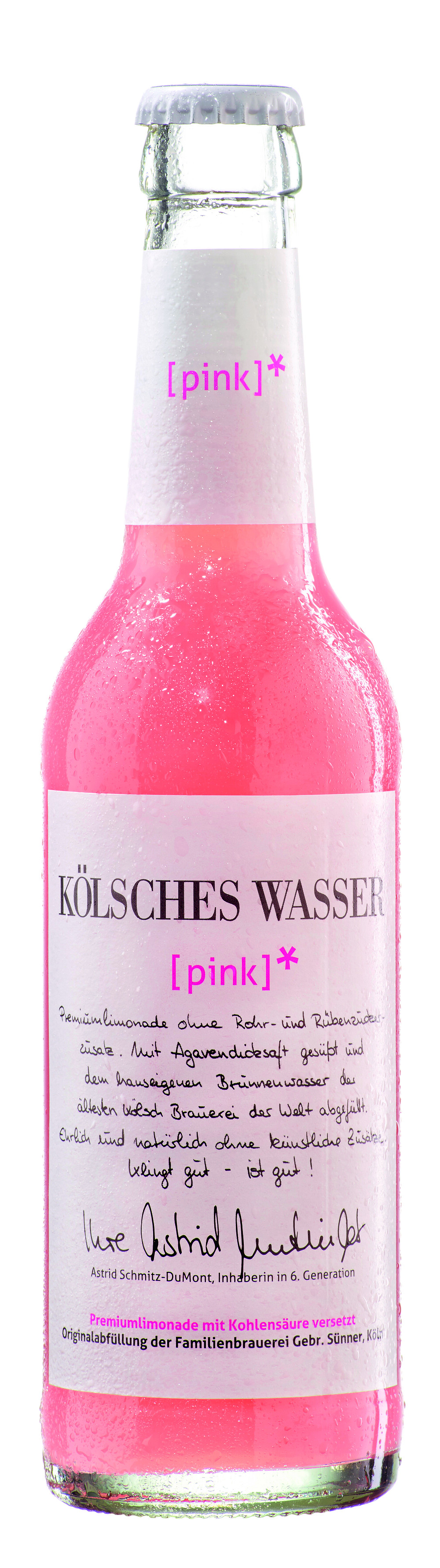 Sünner Kölsches Wasser pink 0,33 Liter 