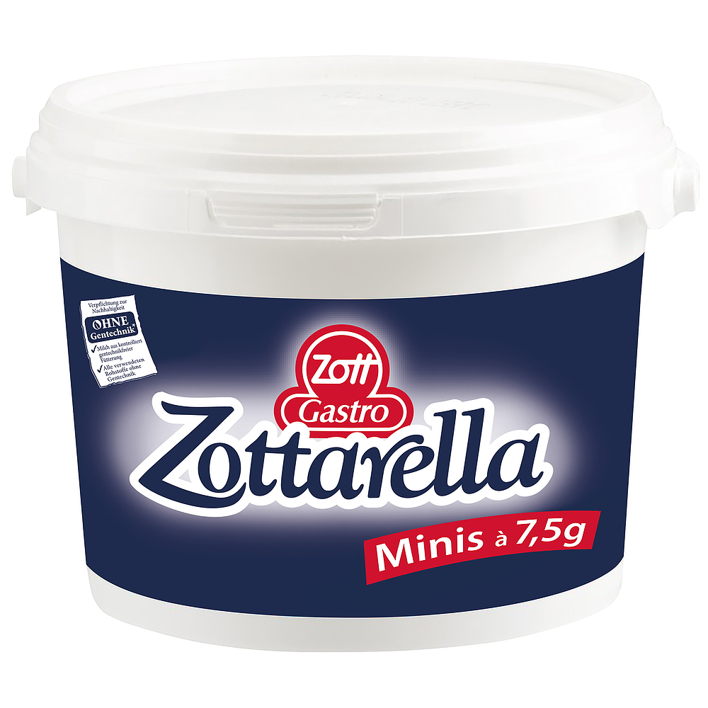 Zottarella Minis 7,5g Kugeln 1kg Eimer 