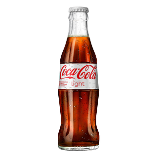 Coca Cola light Glas 0,​2 Liter 