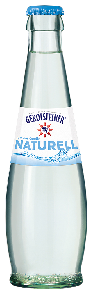 Gerolsteiner Gourmet naturell Glas 0,​25 Liter