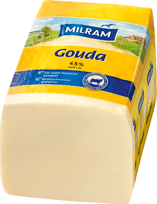 Milram Gouda 45% Brot 3kg 