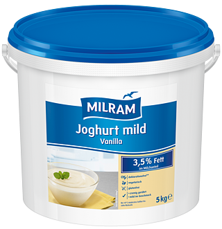 Milram Joghurt 3,​5% Vanilla 5kg Eimer