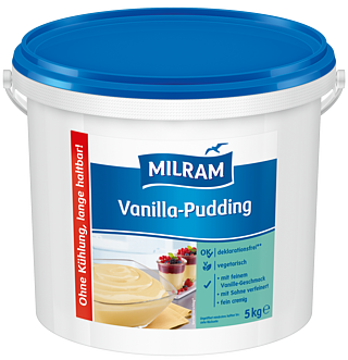 Milram Vanilla Pudding 3,​1% 5kg Eimer 