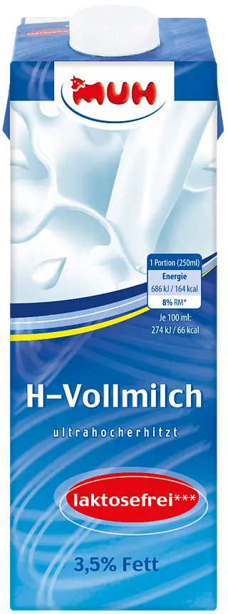 MUH H-​Milch lactosefrei 3,​5% 1 Liter 
