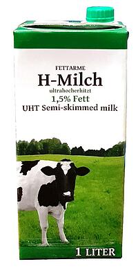A&amp;M H-​Milch 1,​5% 1 Liter mit Schraubverschluss 