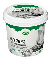 Arla Frischkäse Kräuter 17% 1,​5kg Topf 