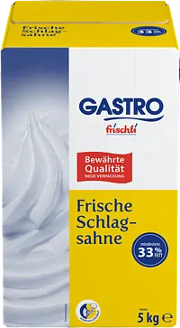 Gastro Schlagsahne 33% 5 Liter 