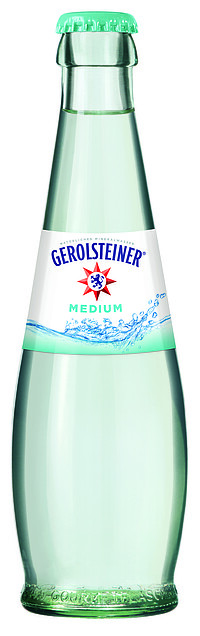 Gerolsteiner Gourmet medium Glas 0,​25 Liter