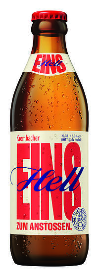 Krombacher EINS Hell 0,​33 Liter 