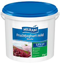 Milram Fruchtjoghurt 3,​5% Kirsche 5kg Eimer
