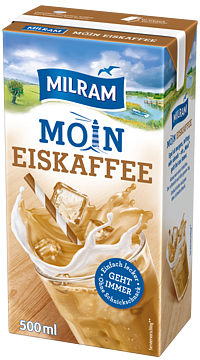 Milram Moin Drink Eiskaffee mit Strohhalm 500ml 