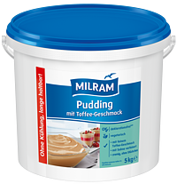 Milram Pudding Toffee-​Geschmack 5kg Eimer 