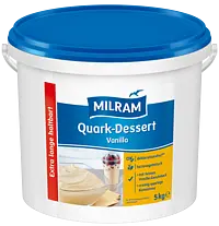 Milram Quark Dessert Vanille 5kg Eimer 