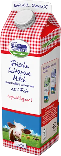 Wiesehoff Frischmilch ESL 1,​5% 1 Liter 
